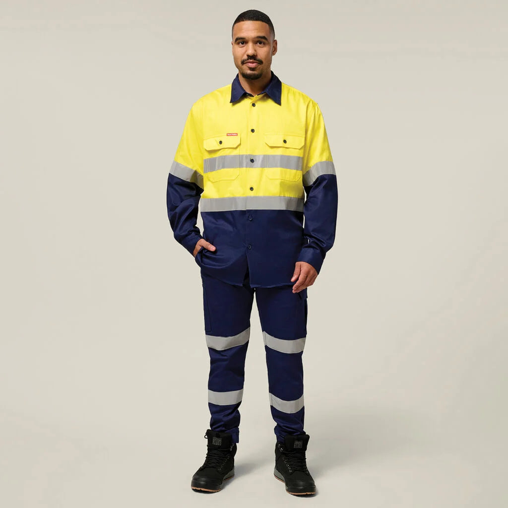 Safety Protective Men's Construction Workwear Overall With Reflector Lines